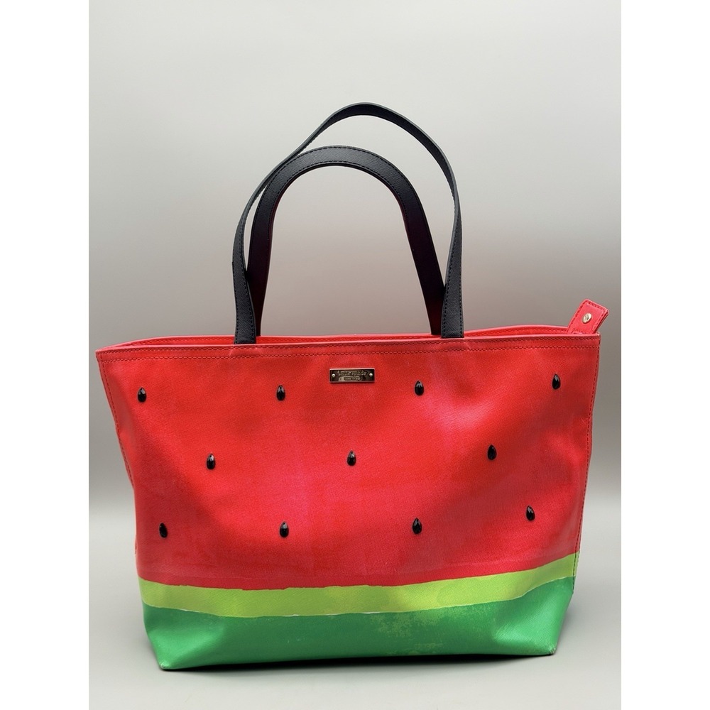 Kate Spade Make A Splash Watermelon Novelty Tote Bag WKRU3662
